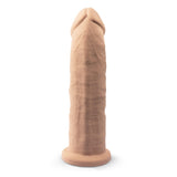 SilexD 9 inch Realistic Girthy Silicone Dual Density Dildo with Suction Cup