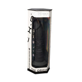 SilexD 7.5 inch Realistic Silicone Dual Density Dildo with Suction Cup Black