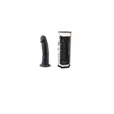 SilexD 7.5 inch Realistic Silicone Dual Density Dildo with Suction Cup Black