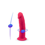 SilexD 6 inch Realistic Silicone Dual Density Dildo with Suction Cup Pink