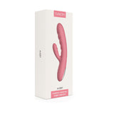 Svakom Avery Thrusting Vibrator with Clitoral Stimulator Pink