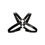 Leather Harness with Large Buckle One Size