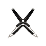 Leather Chain Harness One Size